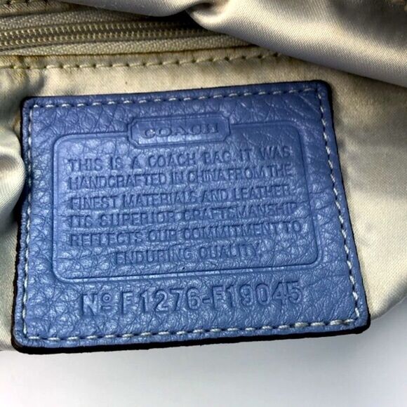 Coach F19045 Penelope Leather Convertible Soho Bag Lavender - Picture 9 of 9